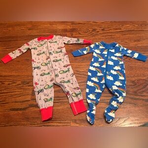 Hanna Andersson 2 pajamas (0-3 months & 12-18 months)